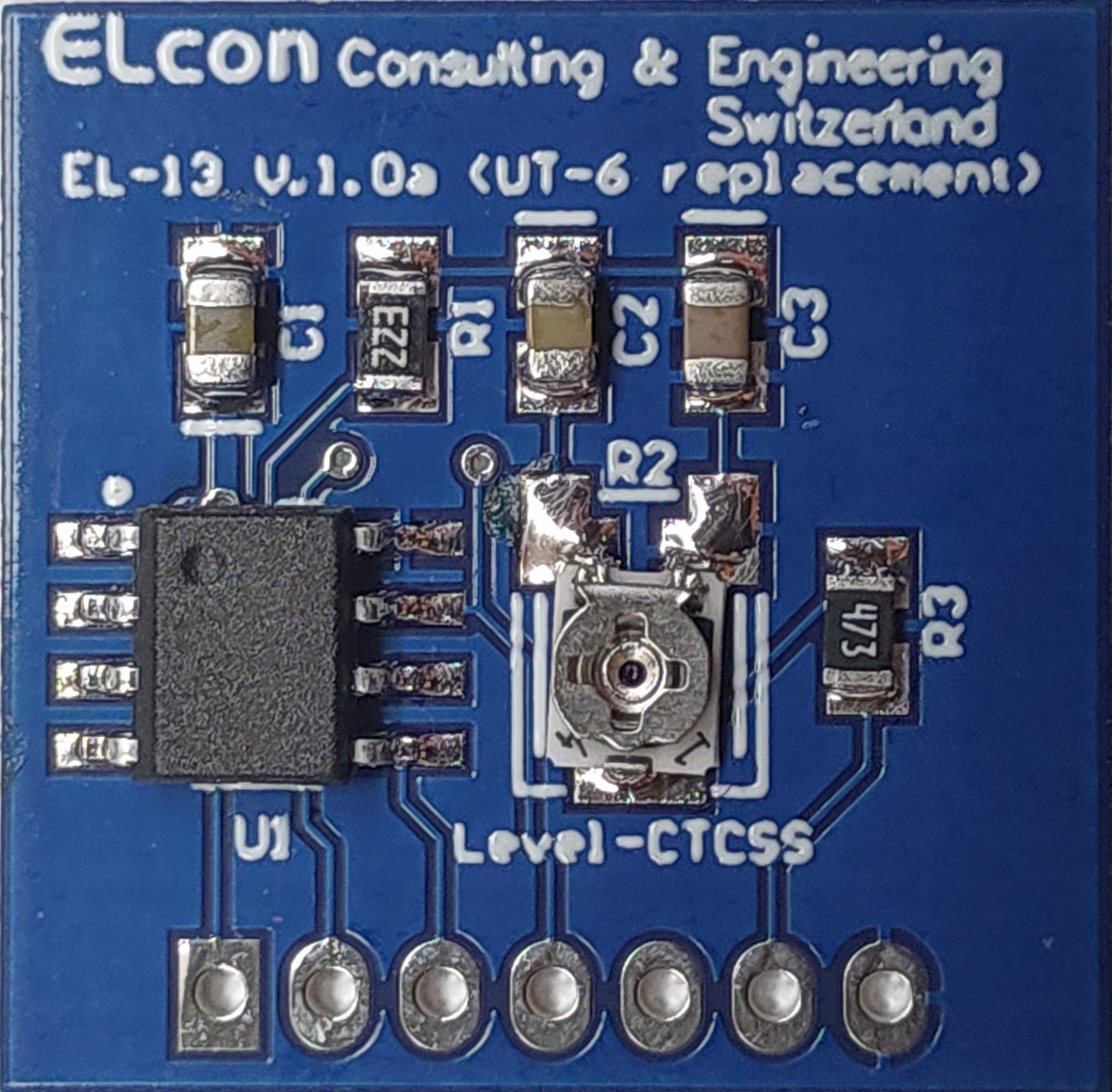 ELcon Store - CTCSS-Encoder EL-13 (KENWOOD TU-7 Ersatz)